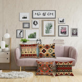 HOSTECCO Aztec Tribal Cushion Covers Pack of 4